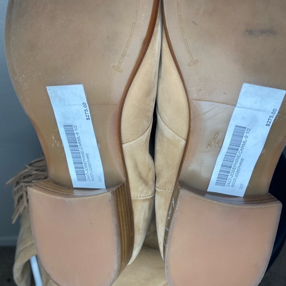 Sam Edelman Josephine Fringe Boot Size 9.5 - Picture 2 of 7